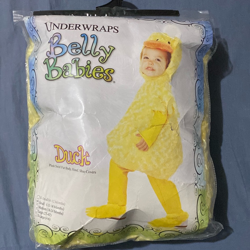 Toddler duck costume 12-18 m